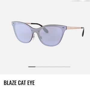 Ray-Ban Blaze Cat Eye Sunglasses - FRAME
Polished Bronze-Copper